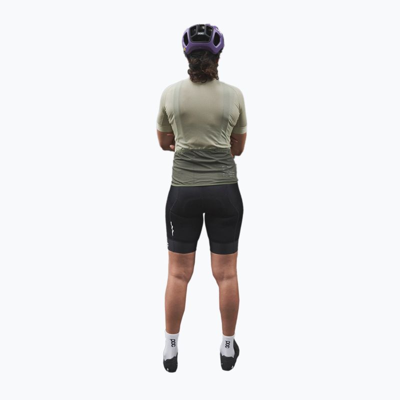 Maglia ciclismo donna POC Essential Road Logo verde prehnite/verde epidote 2