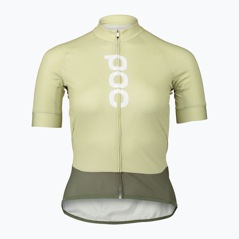 Maglia ciclismo donna POC Essential Road Logo verde prehnite/verde epidote 5