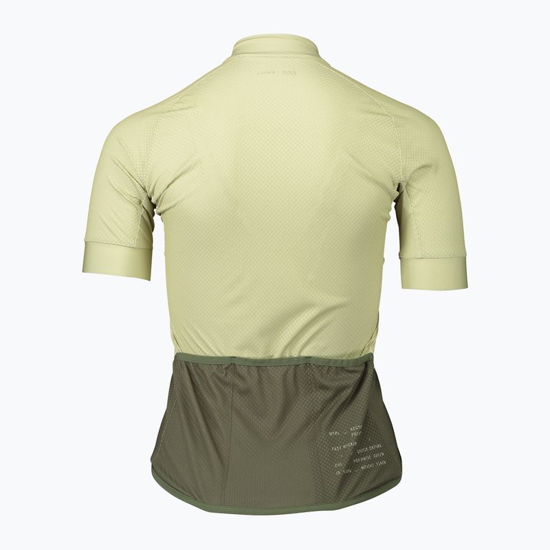 Maglia ciclismo donna POC Essential Road Logo verde prehnite/verde epidote 6