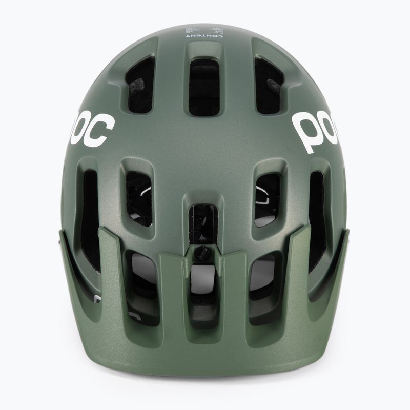 Casco da bici POC Tectal verde epidoto metallizzato/opaco 3