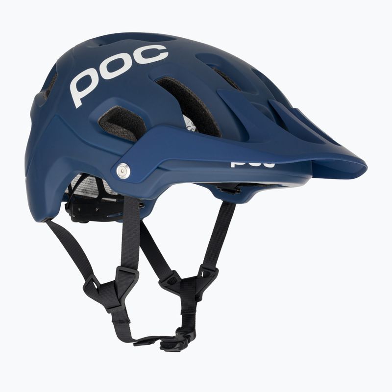 Casco da bici POC Tectal blu piombo opaco