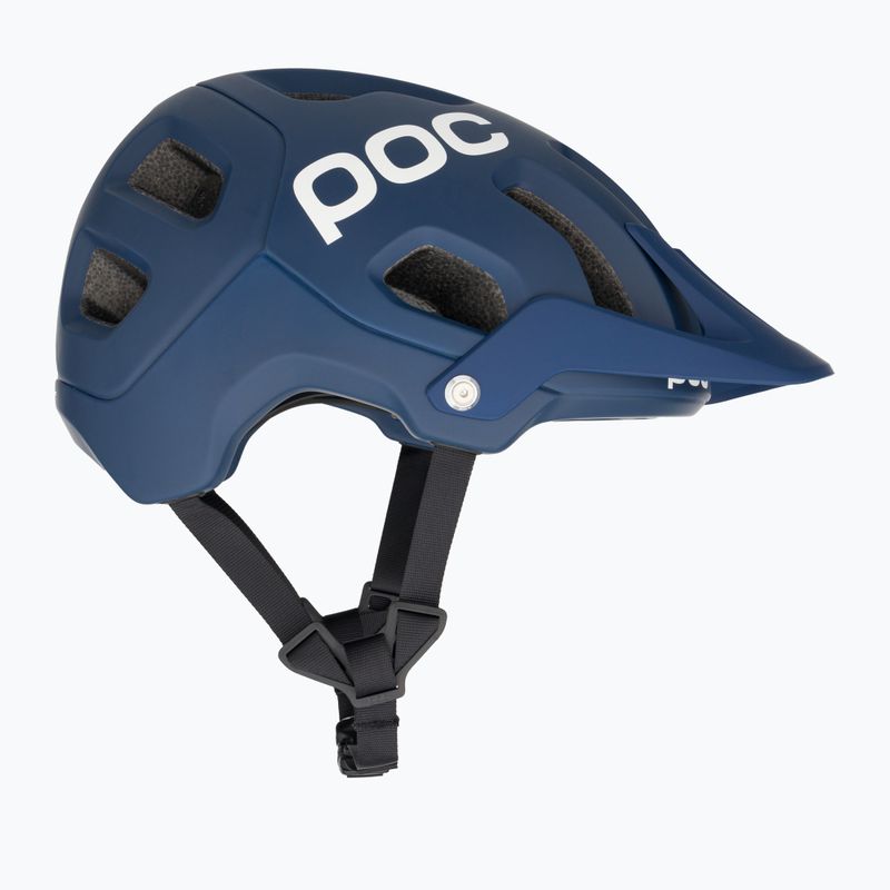 Casco da bici POC Tectal blu piombo opaco 4