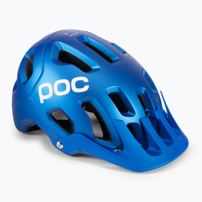 Casco da bici POC Tectal blu opale metallizzato/opaco