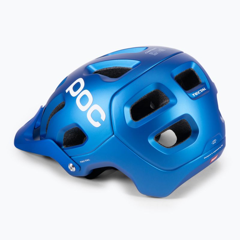 Casco da bici POC Tectal blu opale metallizzato/opaco 2