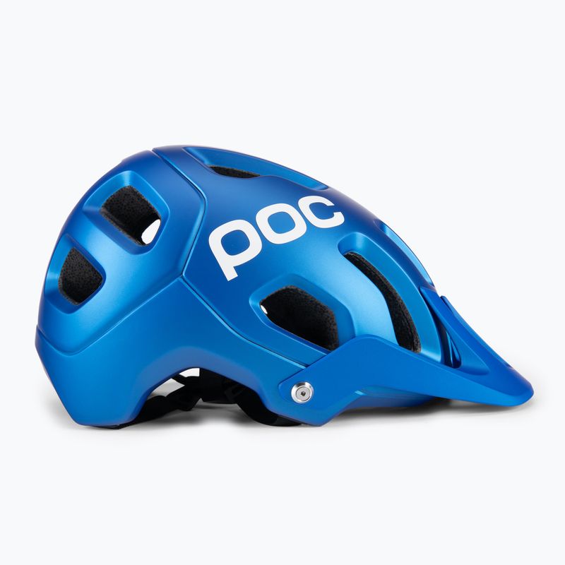 Casco da bici POC Tectal blu opale metallizzato/opaco 3