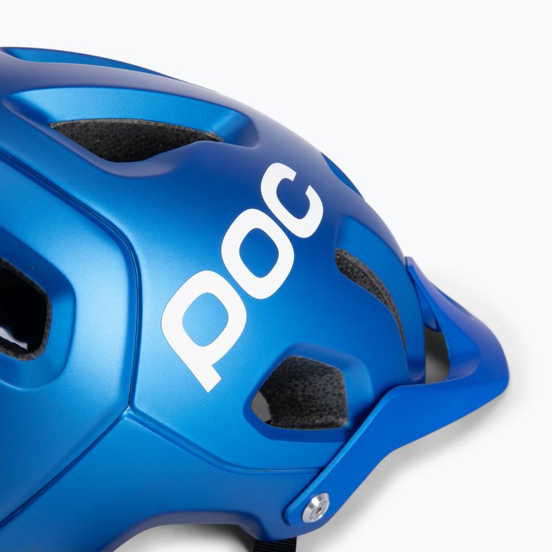 Casco da bici POC Tectal blu opale metallizzato/opaco 6