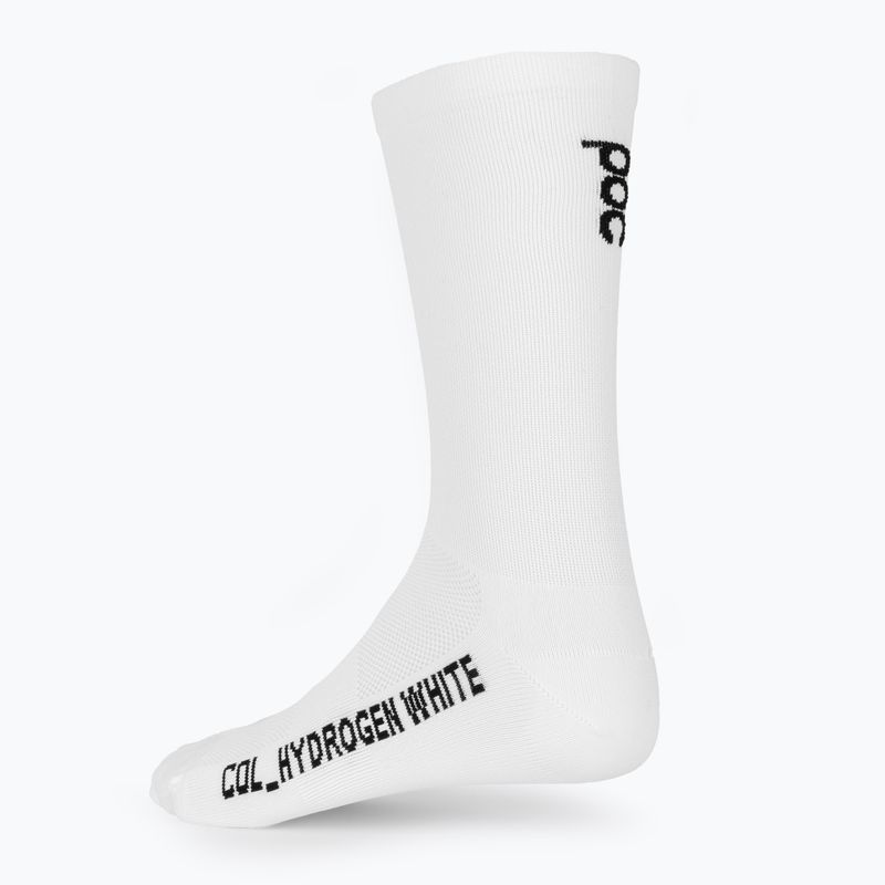 POC Vivify Calzini lunghi da ciclismo bianchi all'idrogeno 3