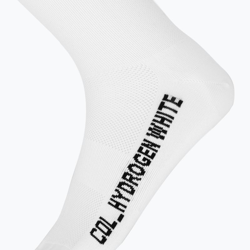 POC Vivify Calzini lunghi da ciclismo bianchi all'idrogeno 5
