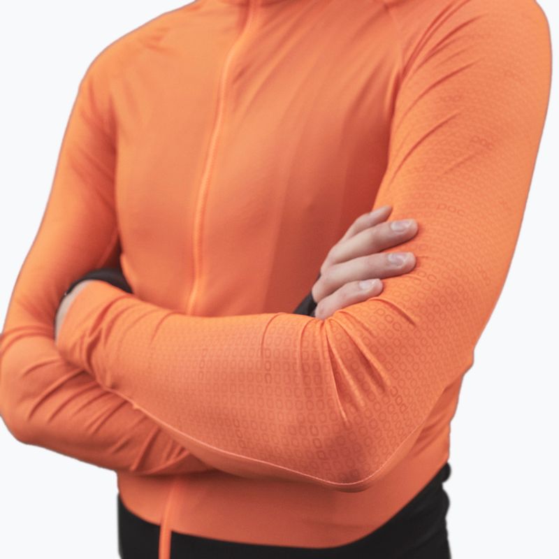 POC Essential Road manica lunga ciclismo uomo o zink orange 3