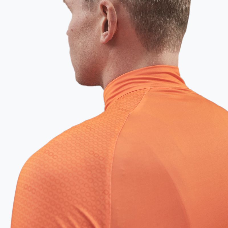 POC Essential Road manica lunga ciclismo uomo o zink orange 5