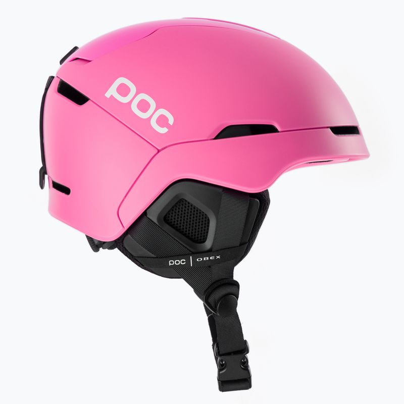 Casco da sci da donna POC Obex MIPS actinium rosa opaco 4