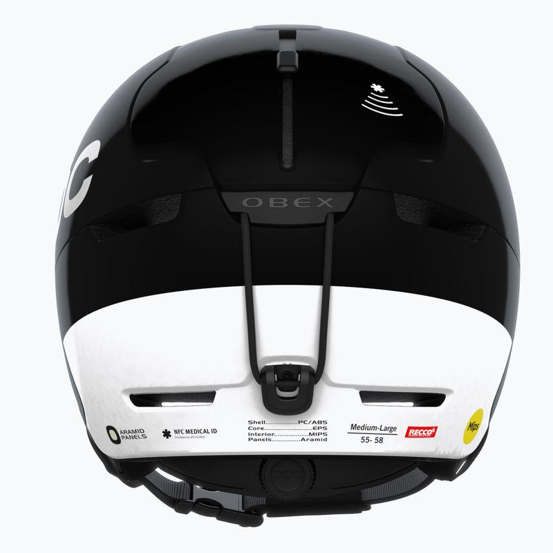 Casco da sci POC Obex BC MIPS nero uranio 12