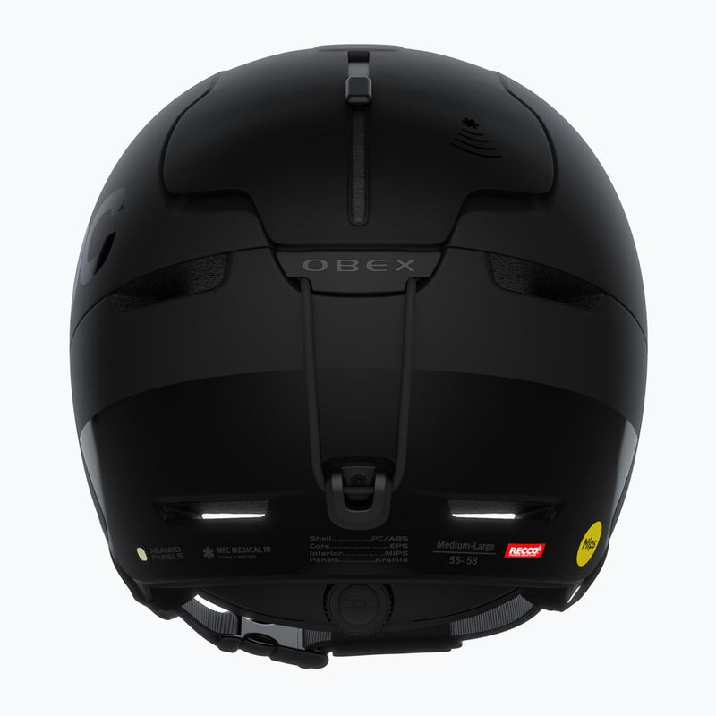 Casco da sci POC Obex BC MIPS nero uranio opaco 12