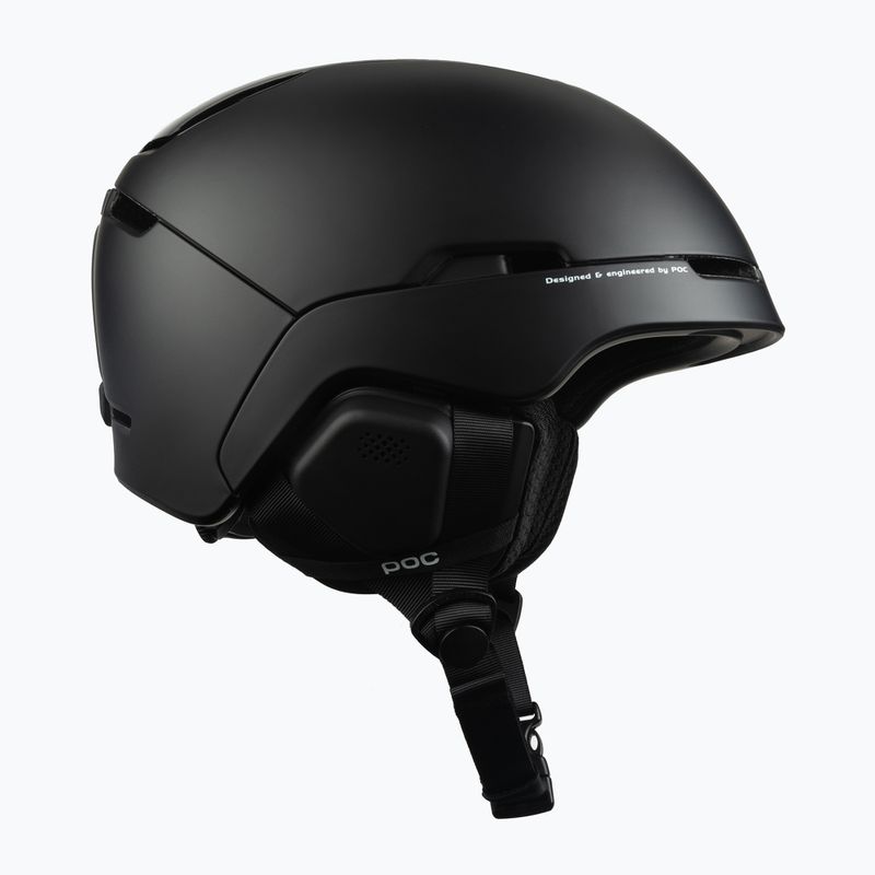 Casco da sci POC Obex MIPS Communication nero uranio opaco 4