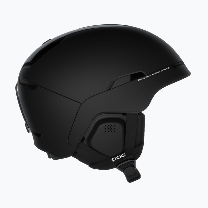 Casco da sci POC Obex MIPS Communication nero uranio opaco 10