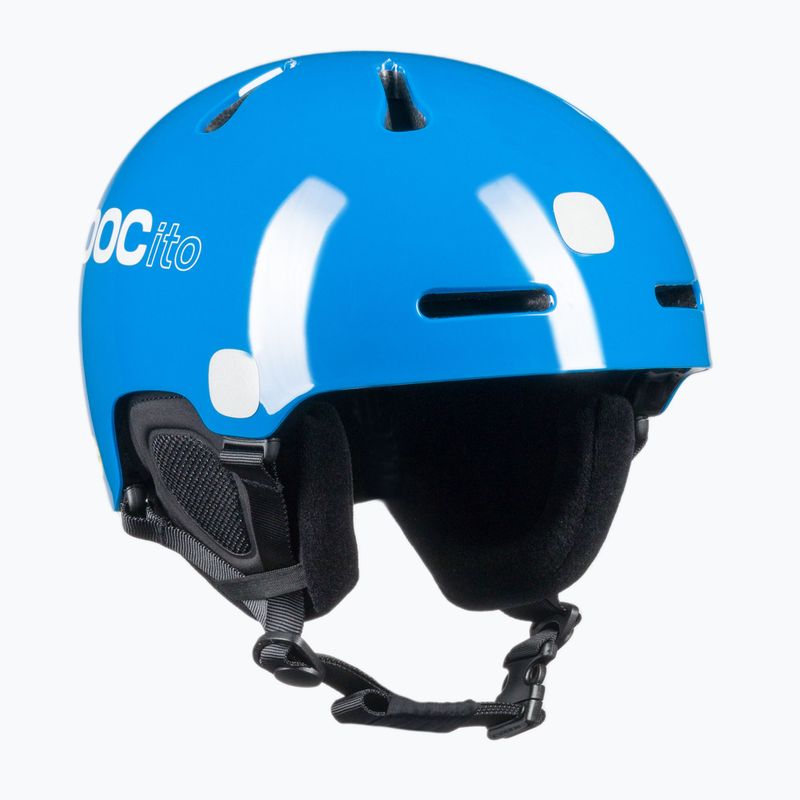 Casco da sci per bambini POC POCito Fornix MIPS blu fluorescente