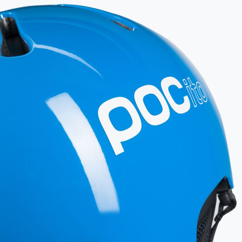 Casco da sci per bambini POC POCito Fornix MIPS blu fluorescente 6