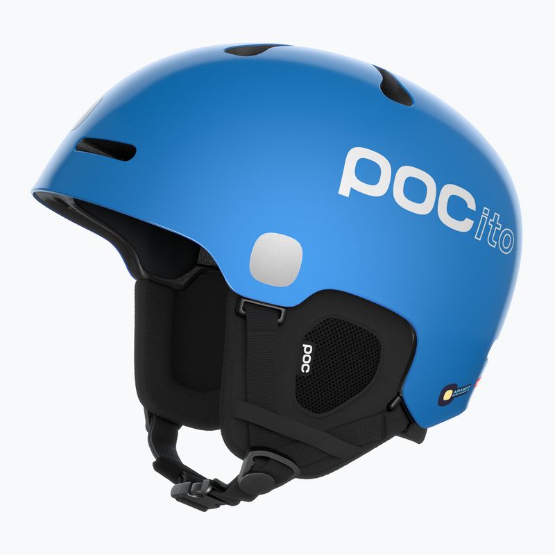 Casco da sci per bambini POC POCito Fornix MIPS blu fluorescente 9