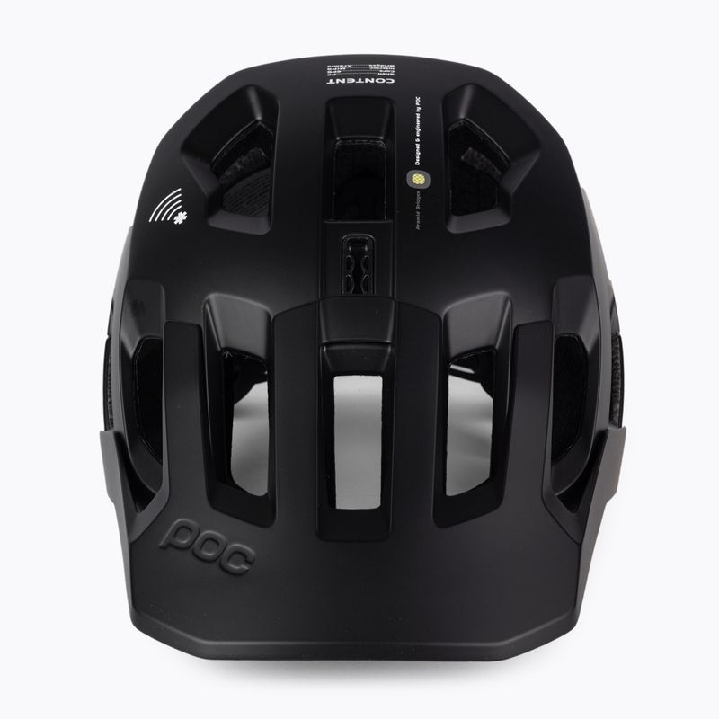 POC Kortal Race MIPS casco da bicicletta nero uranio opaco/bianco idrogeno 2