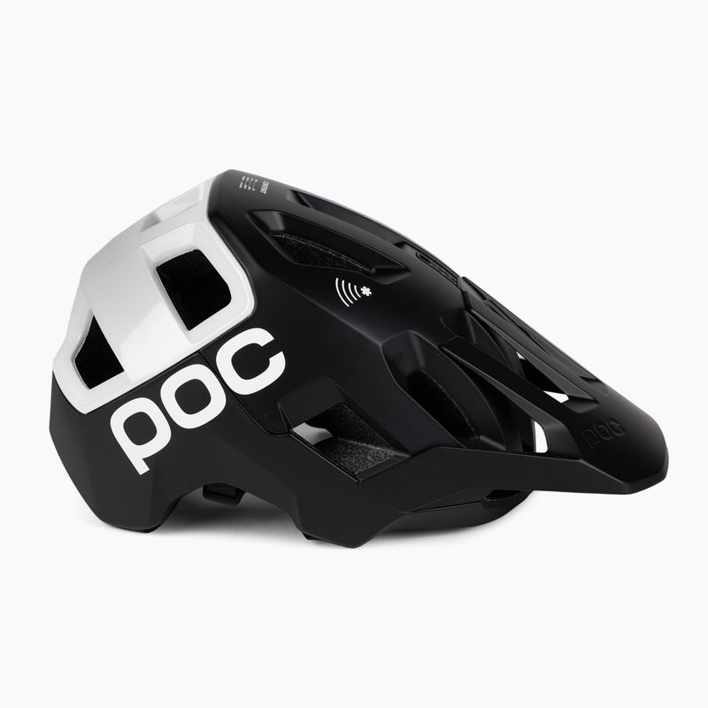 POC Kortal Race MIPS casco da bicicletta nero uranio opaco/bianco idrogeno 3