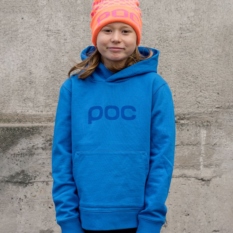 Giacca da trekking per bambini POC 61609 Hood natrium blue 3