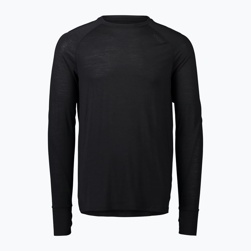 POC Light Merino nero uranio manica lunga da trekking