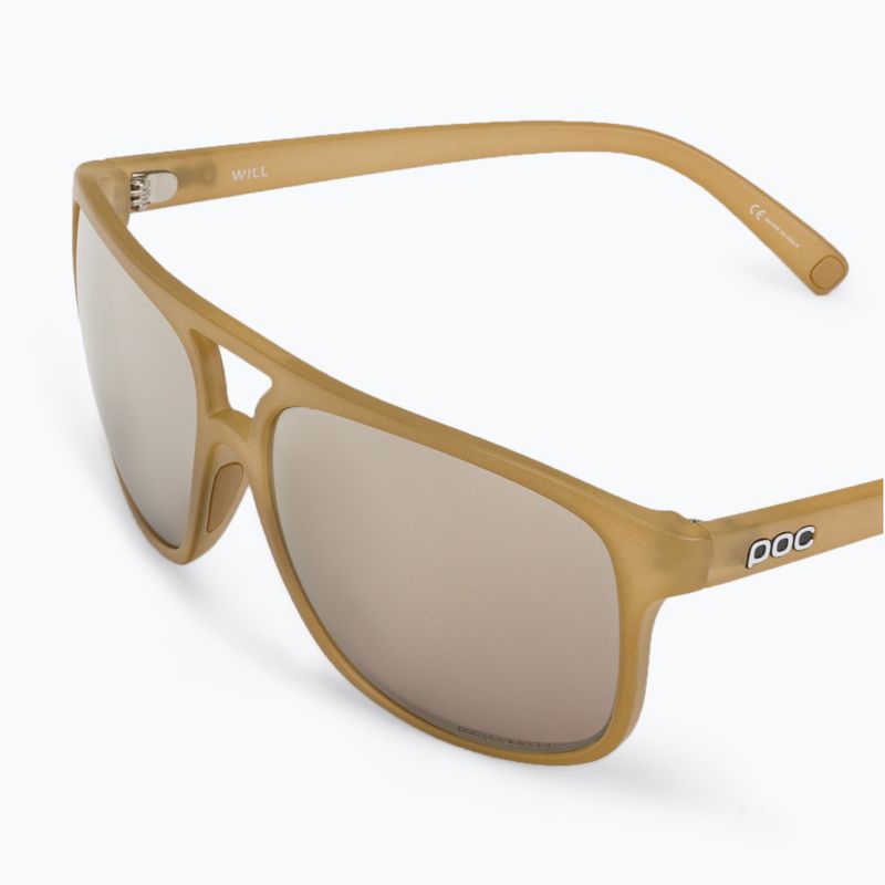 Occhiali da sole POC Will aragonite marrone/viola/argento specchiato 5