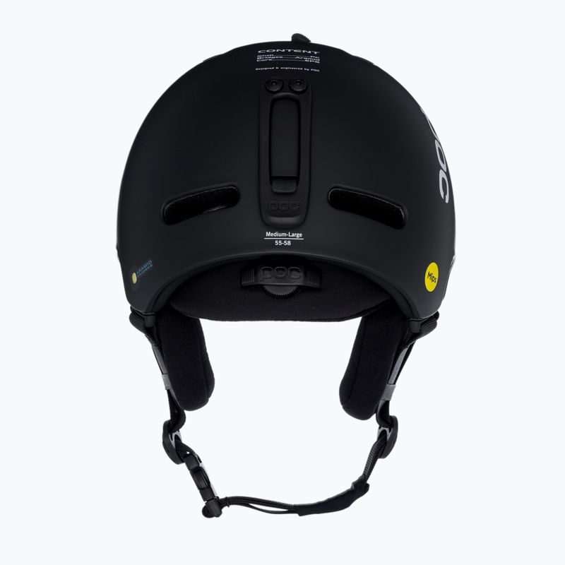 Casco da sci POC Fornix MIPS nero uranio opaco 3