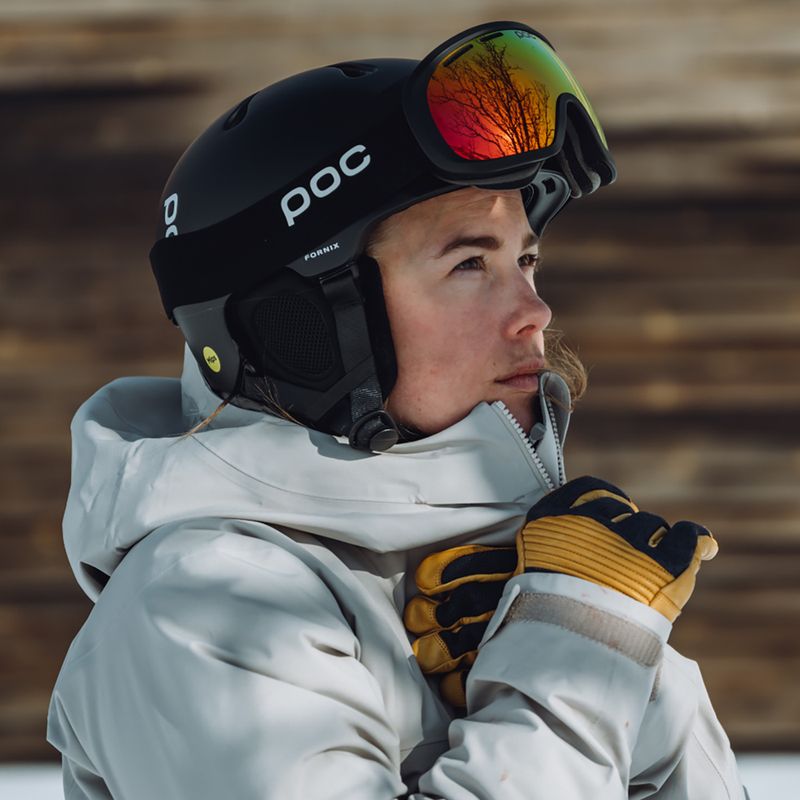 Casco da sci POC Fornix MIPS nero uranio opaco 11