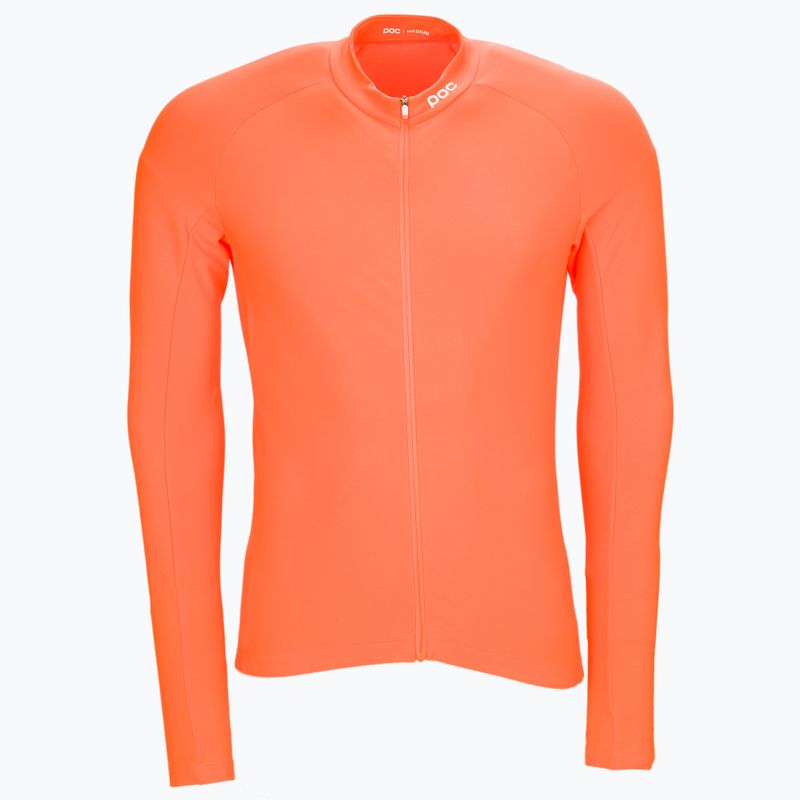 Maglia POC Radiant a manica lunga da uomo per il ciclismo, arancione zink 6