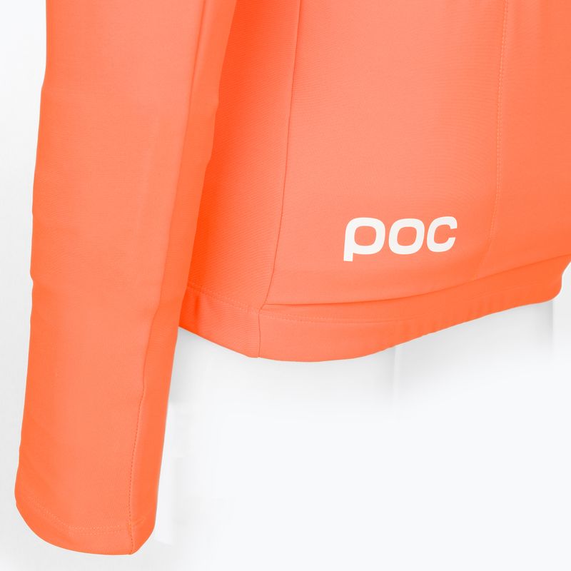 Maglia POC Radiant a manica lunga da uomo per il ciclismo, arancione zink 8