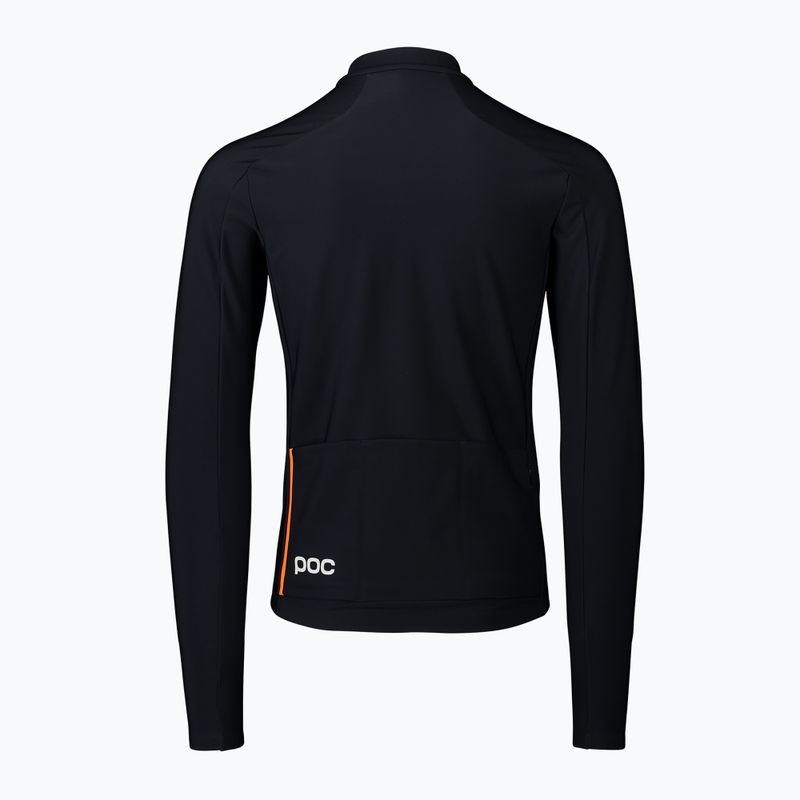 Maglia ciclismo uomo manica lunga POC Radiant navy nero 6