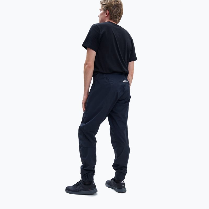 Pantaloni da ciclismo da uomo POC Ardour All-Weather nero uranio 2