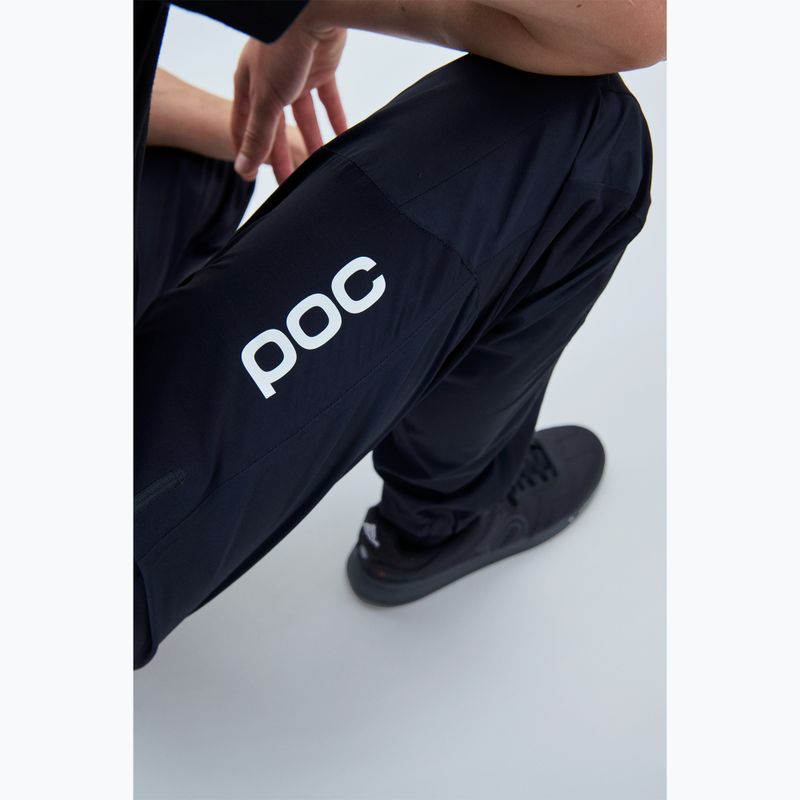 Pantaloni da ciclismo da uomo POC Ardour All-Weather nero uranio 4