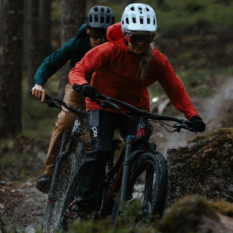 Pantaloni da ciclismo da uomo POC Ardour All-Weather nero uranio 8