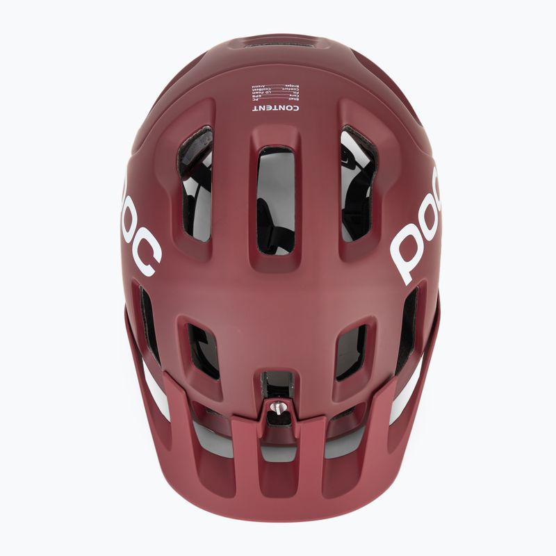 Casco da bici POC Tectal propilene rosso opaco 6