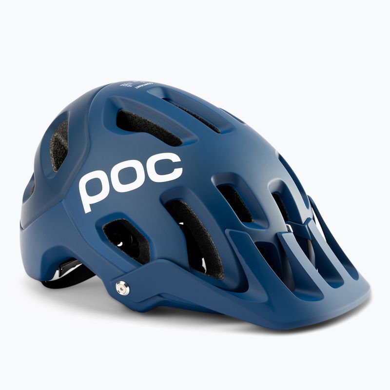 Casco da bici POC Tectal blu piombo opaco