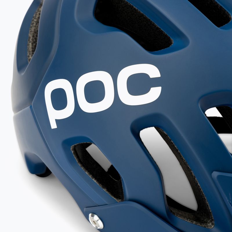 Casco da bici POC Tectal blu piombo opaco 7