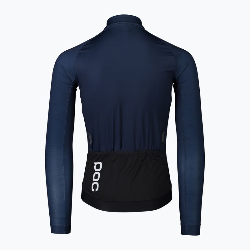 POC Essential Road manica lunga ciclismo uomo o turmaline navy 2