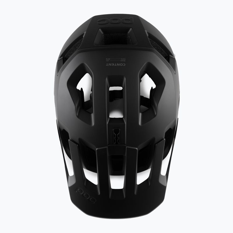 Casco da bici POC Kortal nero uranio opaco 6