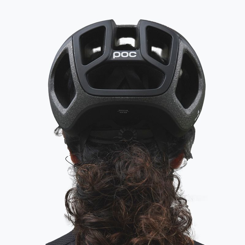 Casco da bici POC Ventral Lite nero uranio opaco 9