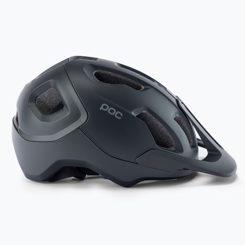Casco da bici POC Axion SPIN nero uranio opaco 3