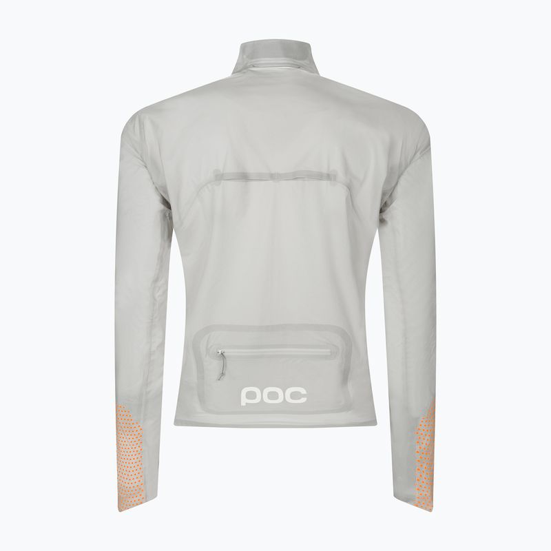 Giacca da ciclismo da uomo POC Haven Rain grigio granito 2