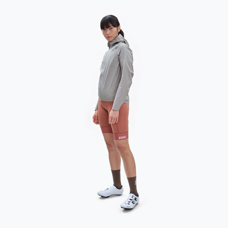 Giacca da ciclismo da donna POC Signal All-Weather W grigio pietra di luna 2