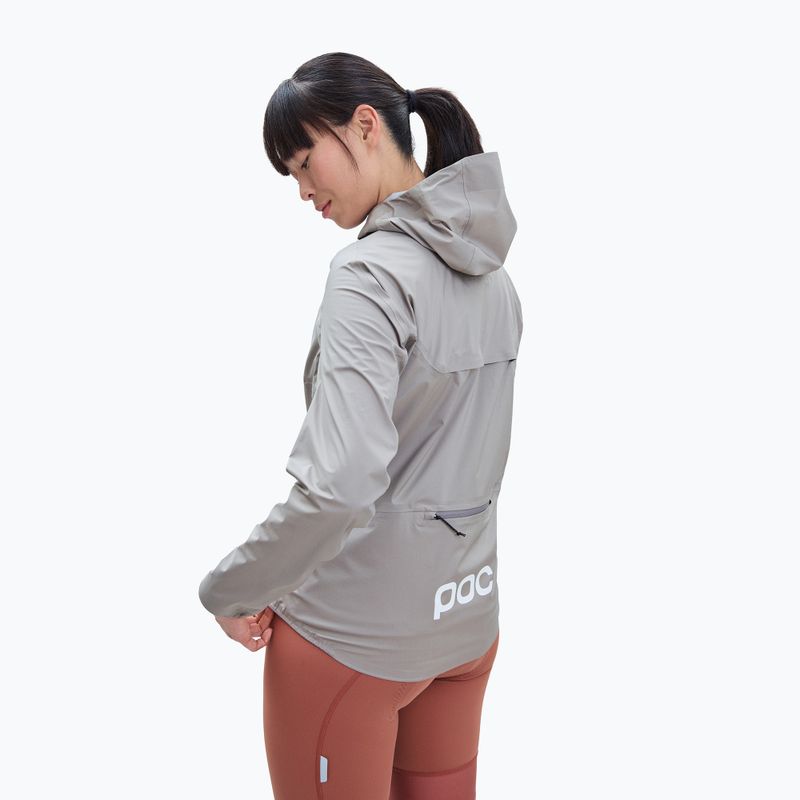 Giacca da ciclismo da donna POC Signal All-Weather W grigio pietra di luna 3
