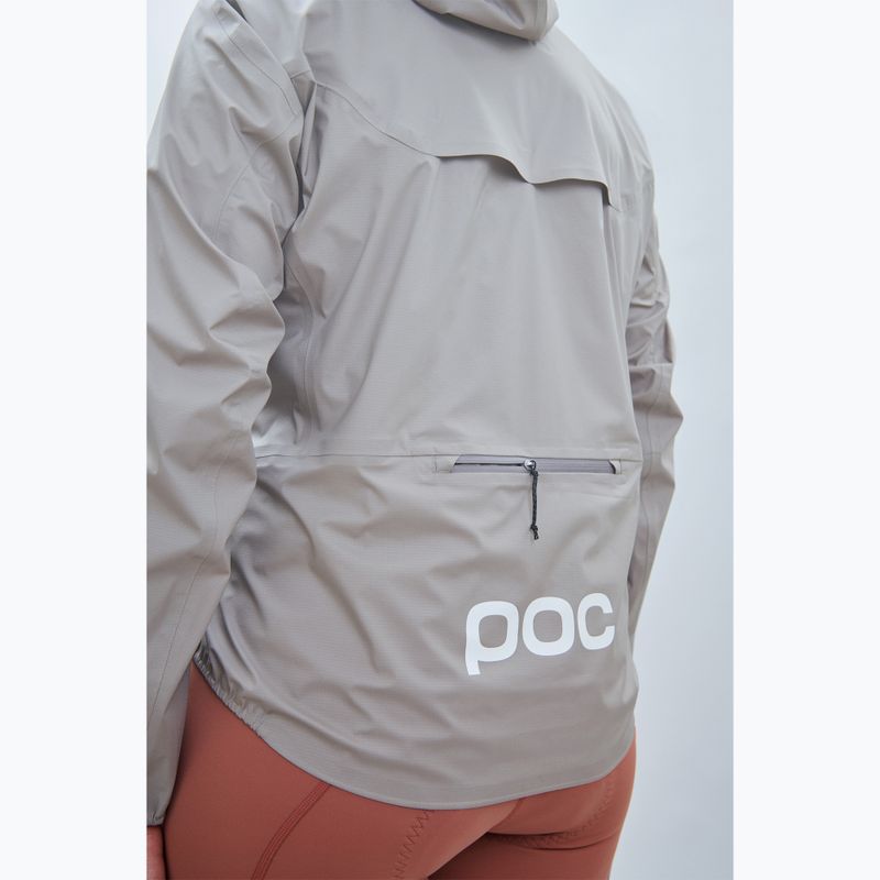 Giacca da ciclismo da donna POC Signal All-Weather W grigio pietra di luna 5