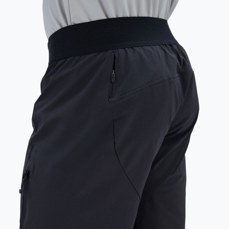 Pantaloncini da ciclismo POC Guardian Air nero uranio 3