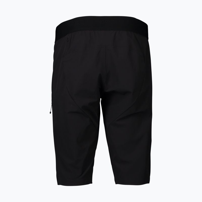 Pantaloncini da ciclismo POC Guardian Air nero uranio 6