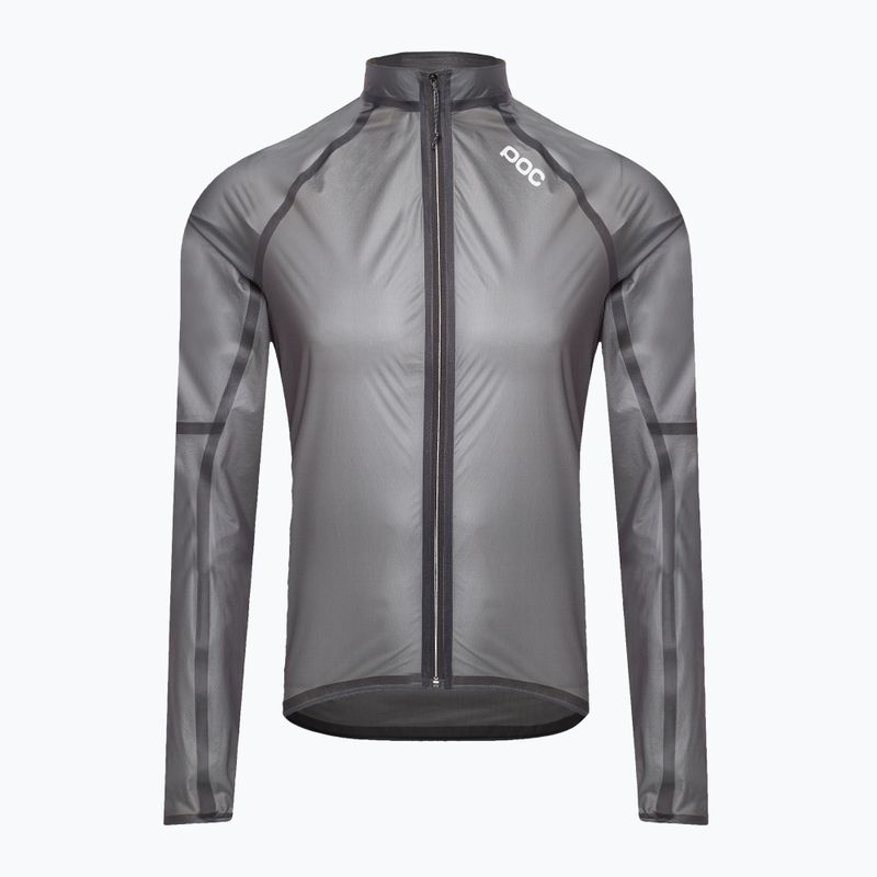 Giacca da ciclismo da uomo POC The Supreme Rain grigio silvestre 4
