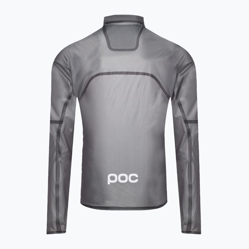 Giacca da ciclismo da uomo POC The Supreme Rain grigio silvestre 5